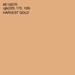 #E1AD7E - Harvest Gold Color Image